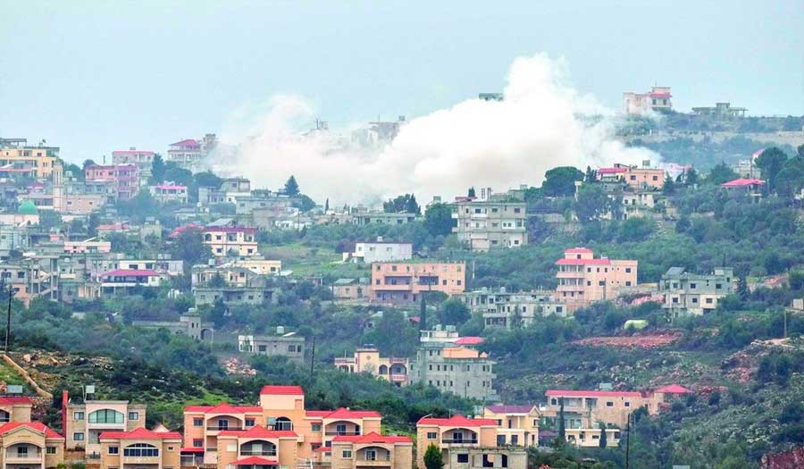 غارات اسرائيلية عنيفة على محيط بلدة راشيا الفخار جنوب لبنان