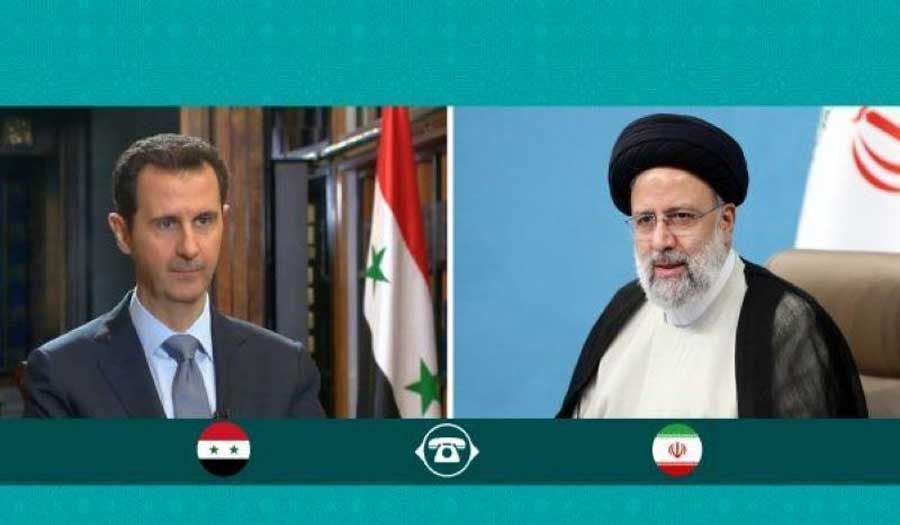 الرئيسان الإيراني والسوري يدينان الإرهاب الإسرائيلي على القنصلية الإيرانية