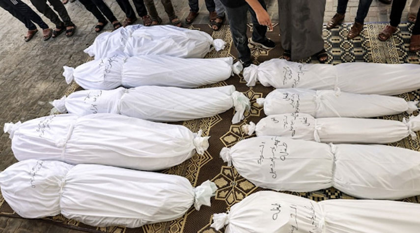 "هيومن رايتس ووتش": مذبحة في غزة قتلت 106 مدنيين تشكل جريمة حرب