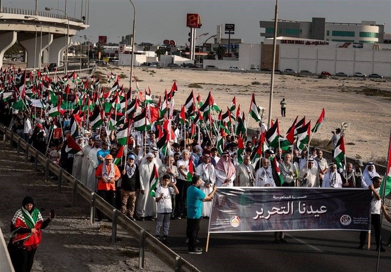 البحرين.. مسيرة جماهيرية انتصارا لغزة تحت شعار "عيدنا التحرير"