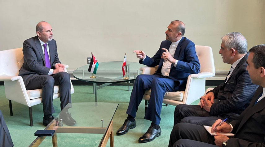 وزير الخارجية الإيراني يلتقي نظيره الأردني في نيويورك
