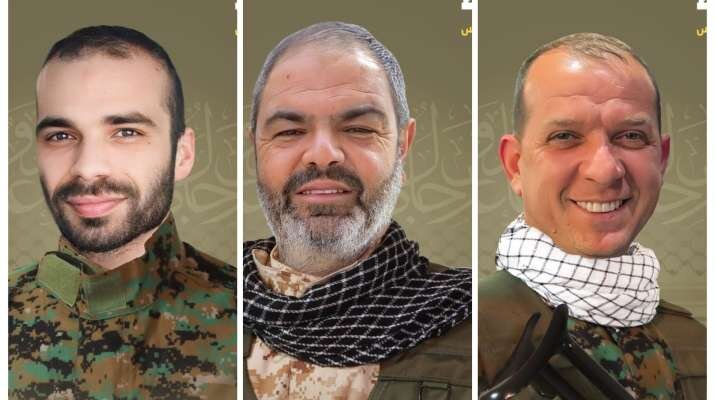 المقاومة الإسلامية في لبنان تزف 3 شهداء
