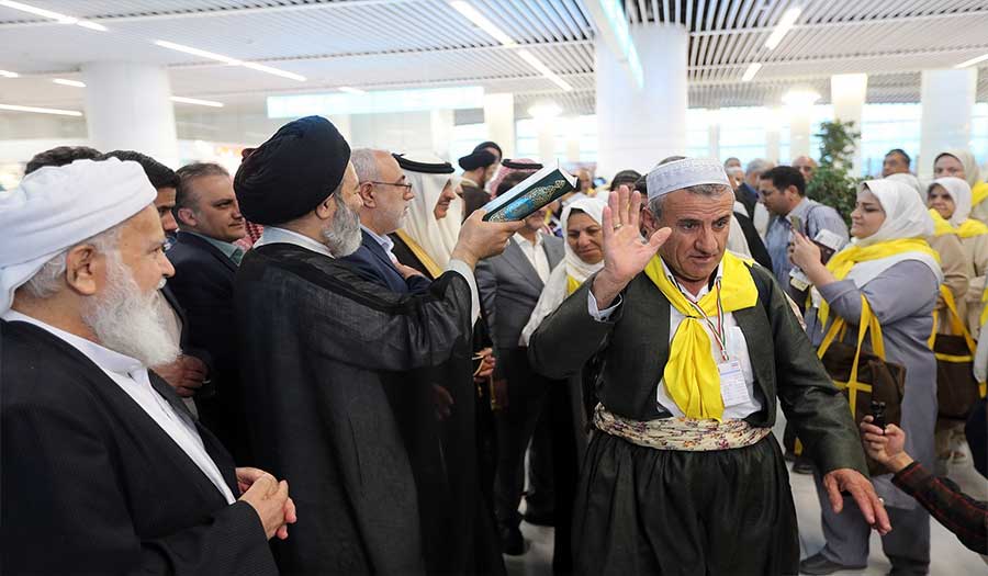 تقرير مصور.. استئناف إيفاد المعتمرين الإيرانيين الى الديار المقدسة بعد 9 سنوات