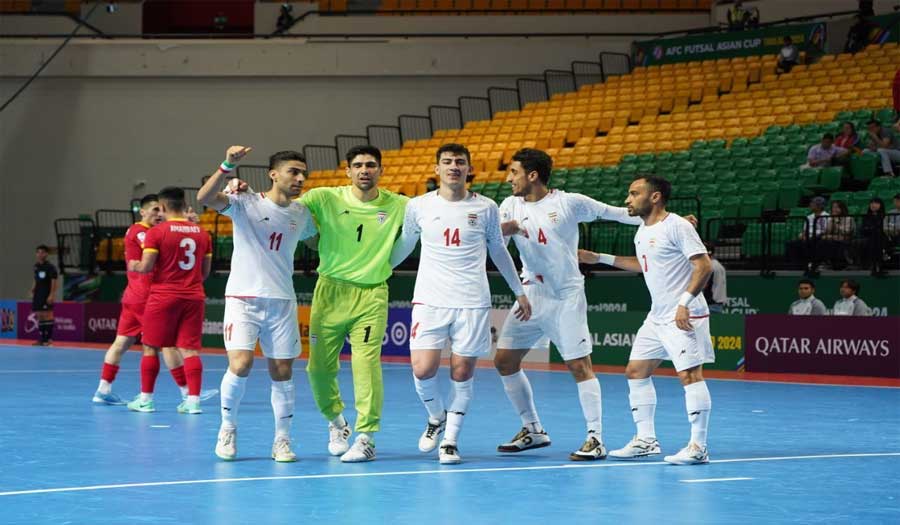إيران تبلغ نصف نهائي كأس آسيا لكرة الصالات بعد اكتساح قرغيزيا