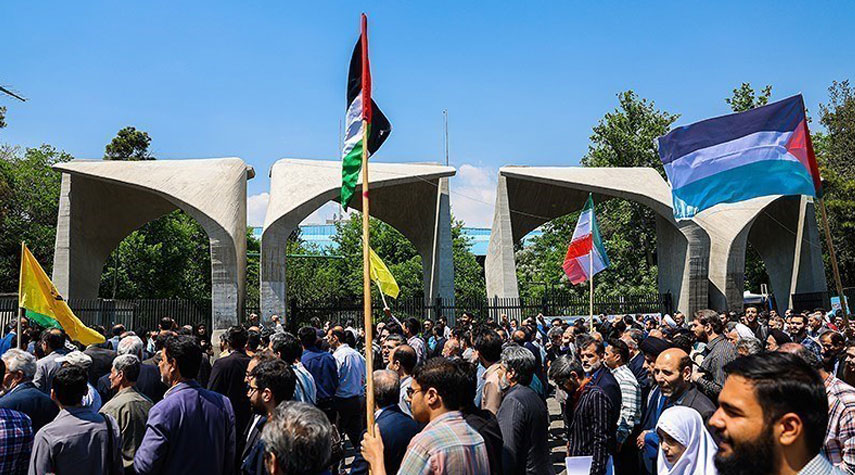 الجامعات الإيرانية تدعم الانتفاضة المناهضة للصهيونية للطلاب الأمريكيين