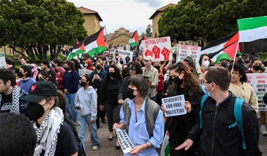 "ثورة الجامعات الأمريكية".. احتجاز 1200 من الطلاب المتضامنين مع غزة