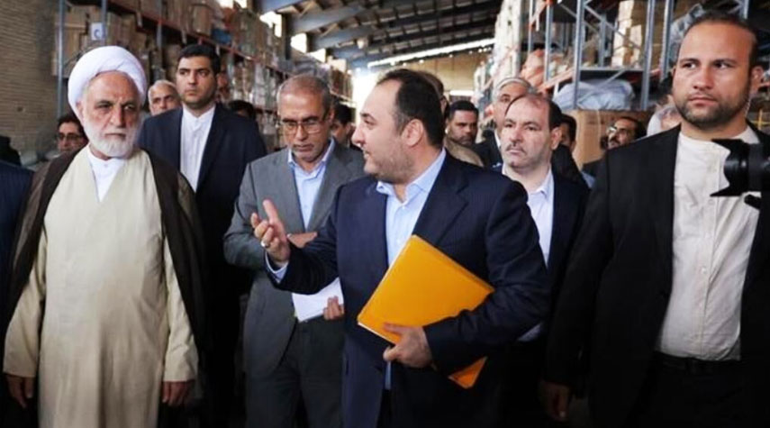 رئيس السلطة القضائية يتفقد اكبر ميناء للحاويات في ايران