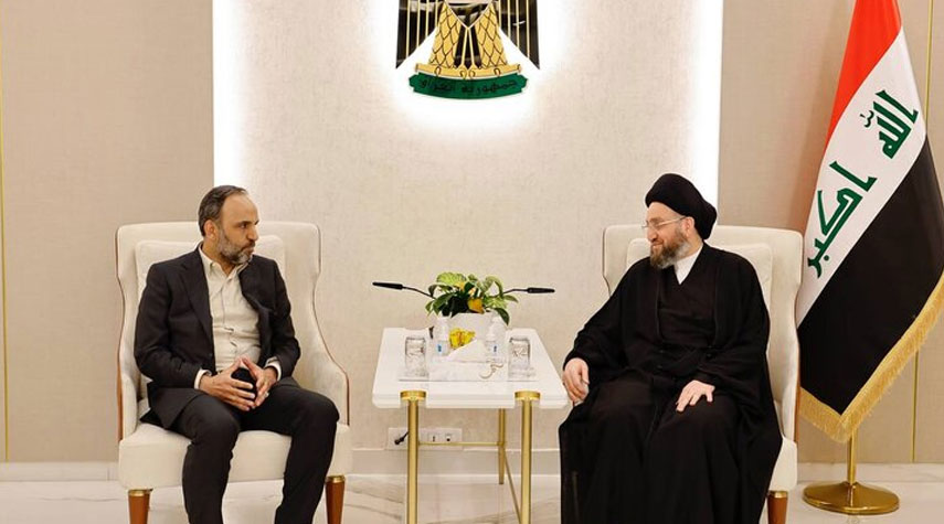 مساعد وزير الثقافة الإيراني يلتقي رئيس تحالف قوى الدولة في بغداد