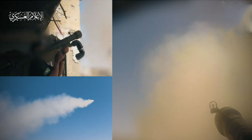"كتائب القسام" تستهدف مروحية إسرائيلية من طراز "أباتشي" بصاروخ "SAM 7"