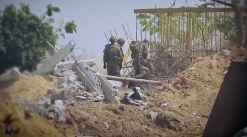 "كتائب القسام" تبث مشاهد لقنص 3 جنود صهاينة شمال شرق قطاع غزة