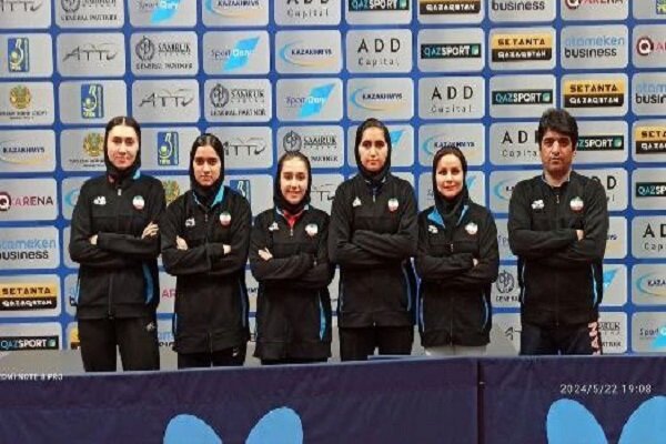 إيران تحصد  لقب بطولة آسيا الوسطى لكرة المنضدة 