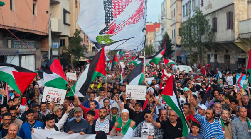 المغرب: تظاهرات حاشدة تنديداً بمجزرة الاحتلال في رفح