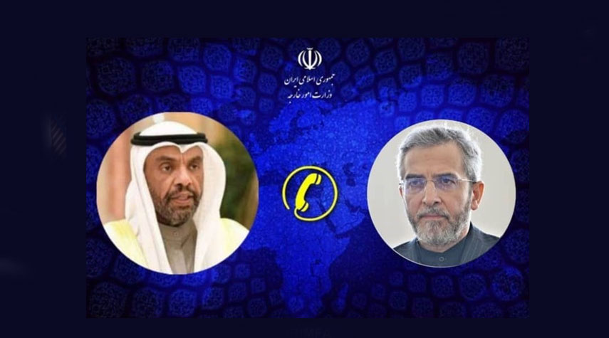 مشاورات بين المشرف على الخارجية الإيرانية ووزير الخارجية الكويتي