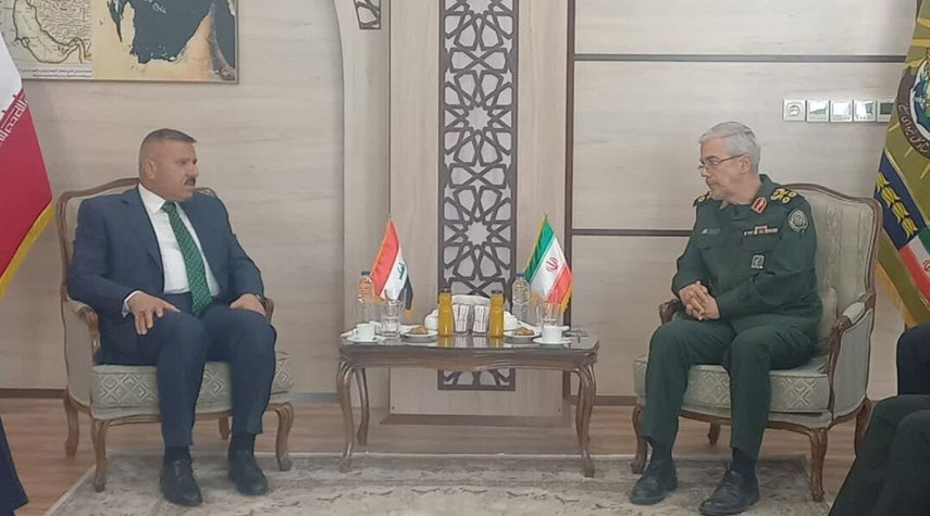 رئيس الأركان الايراني يبحث مع وزير الداخلية العراقي القضايا ذات الاهتمام المشترك