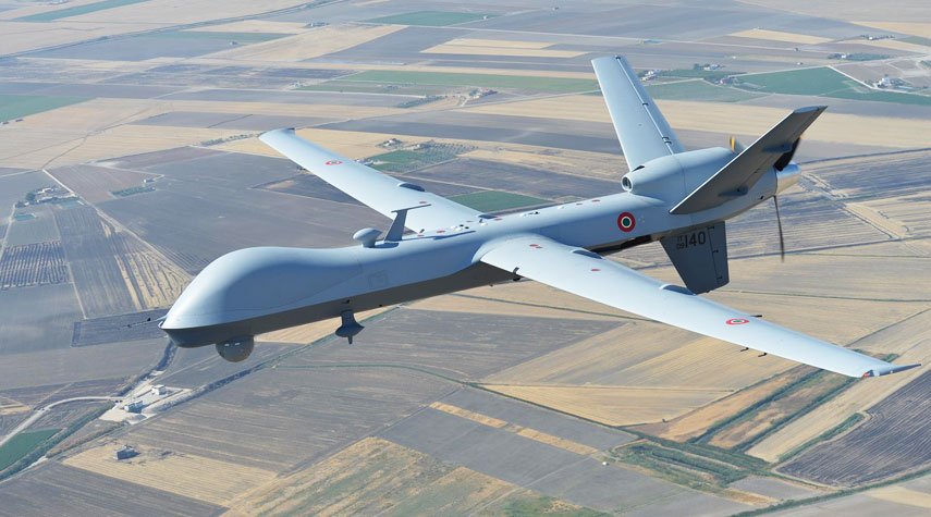 القوات اليمنية تعلن اسقاط مسيّرة أمريكية MQ-9