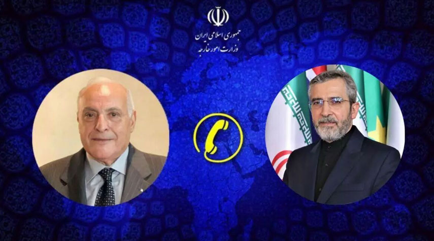 محادثات هاتفية بين وزير الخارجية الإيراني بالإنابة ووزير خارجية الجزائر