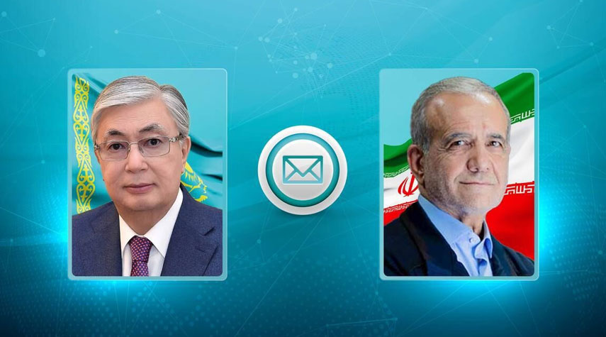 رئيس كازاخستان يهنئ بزشكيان بمناسبة فوزه في الانتخابات الرئاسية الإيرانية
