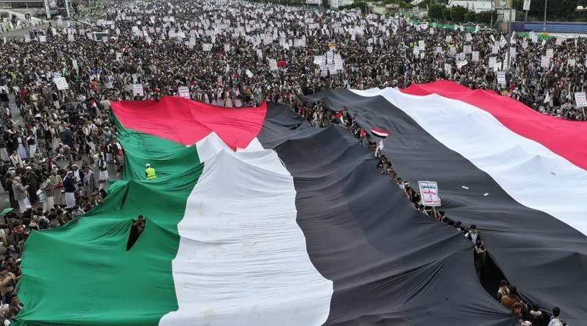 اليمن..صعدة تحتشد في 24 ساحة دعماً لفلسطين