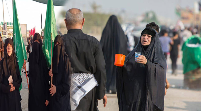 الدور الفريد للمرأة في نقل رسالة الأربعين