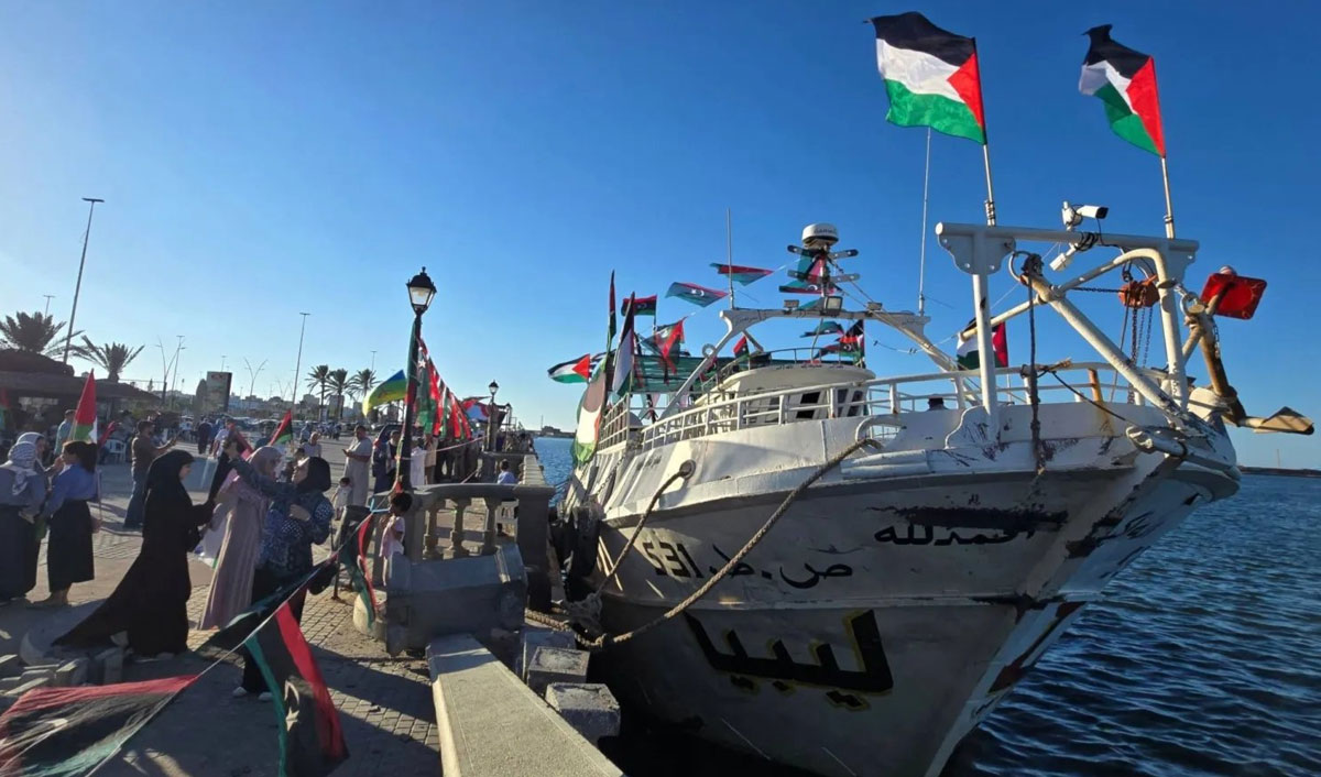 مسيّرات إسرائيلية تهاجم سفن أسطول الصمود
