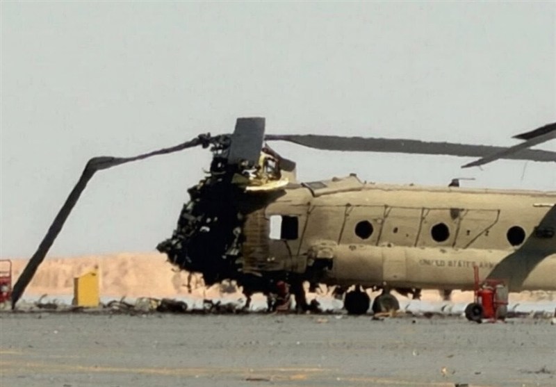 تدمير مروحية نقل أمريكية في الكويت